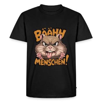 Bääh Menschen Lustiger Hamster - T-shirt Premium bio Homme - noir - Devant - Nico (187cm)