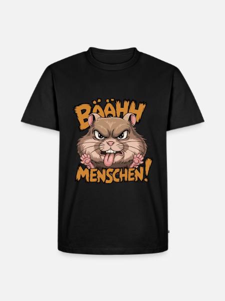 Bääh Menschen Lustiger Hamster - Men's Premium Organic T-Shirt - black