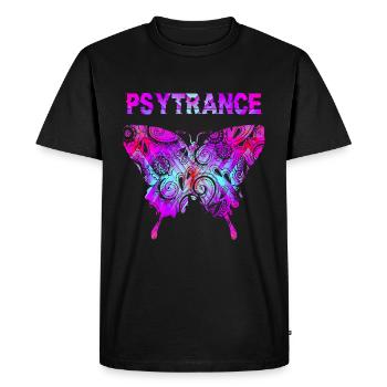 Cadeau Psytrance Goa Trance - T-shirt Premium bio Homme - noir - Devant - Nico (187cm)