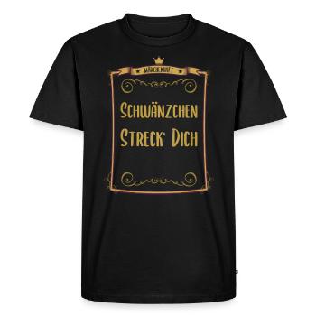 Dicton ambigu Queue de conte de fées - T-shirt Premium bio Homme - noir - Devant - Nico (187cm)