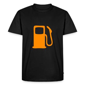 Une belle pompe à essence - T-shirt Premium bio Homme - noir - Devant - Nico (187cm)