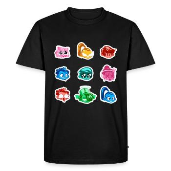 My moods- trivisk' style - Men's Premium Organic T-Shirt - black - Front - Nico (187cm)