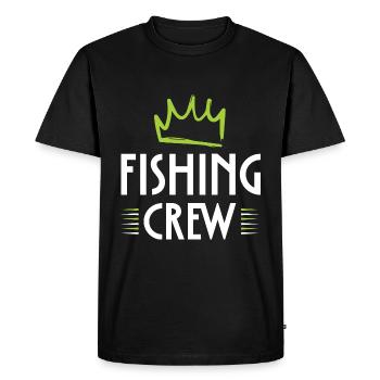 Fishing Crew - Men's Premium Organic T-Shirt - black - Front - Nico (187cm)