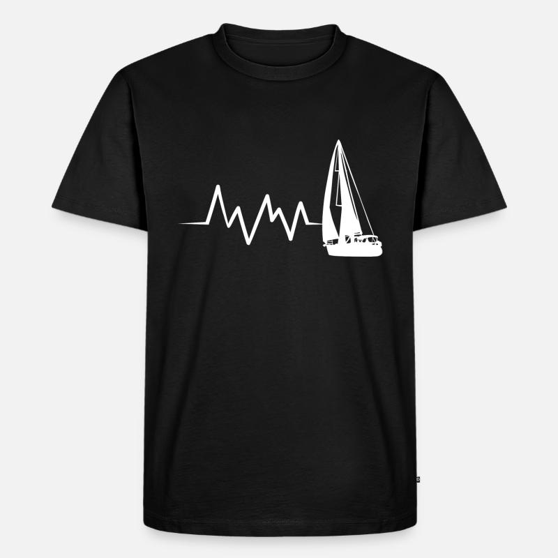 Schleier - Männer Premium Bio T-Shirt - Schwarz