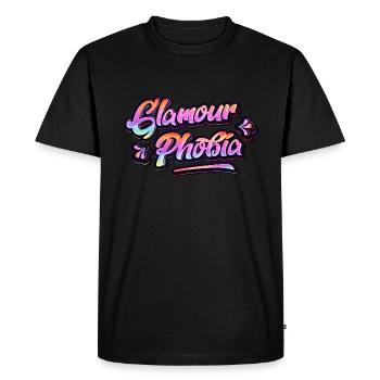 Glamourphobia Glamour Phobia - Men's Premium Organic T-Shirt - black - Front - Nico (187cm)