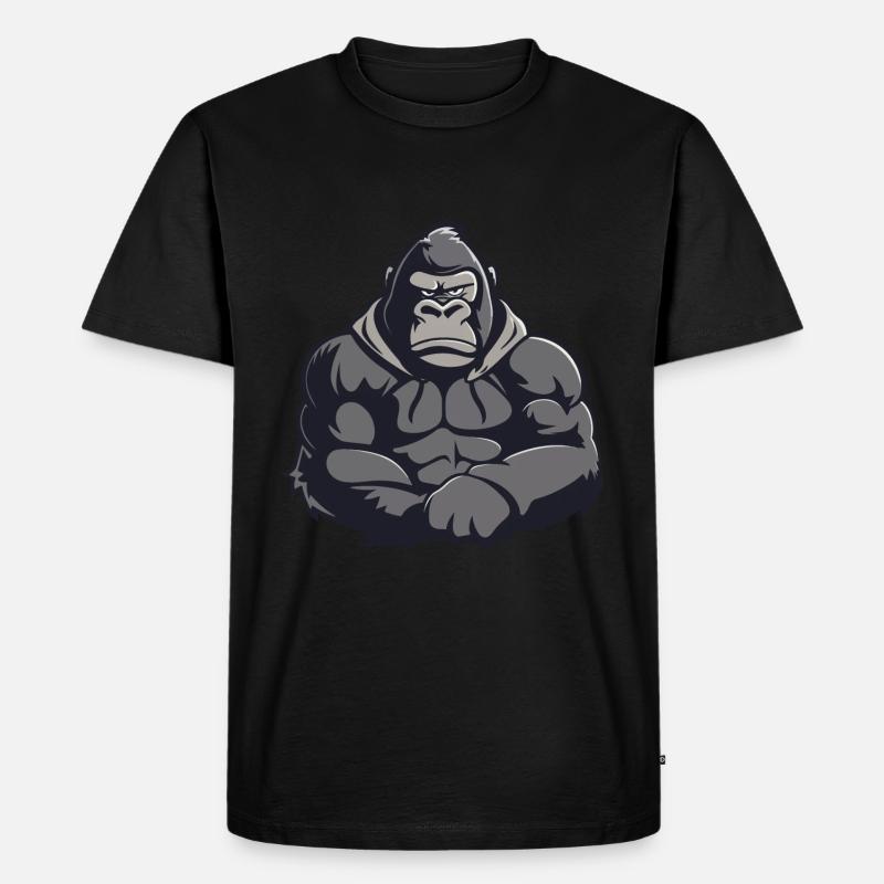 Gorilla Comic - Männer Premium Bio T-Shirt - undefined