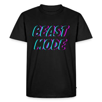 Motivation - Workout - Men's Premium Organic T-Shirt - black - Front - Nico (187cm)
