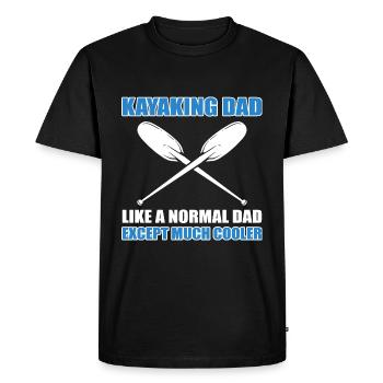 Kayaking Kayaking - Men's Premium Organic T-Shirt - black - Front - Nico (187cm)