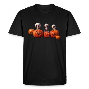 Pumpkin Kids - Men's Premium Organic T-Shirt - black - Front - Nico (187cm)