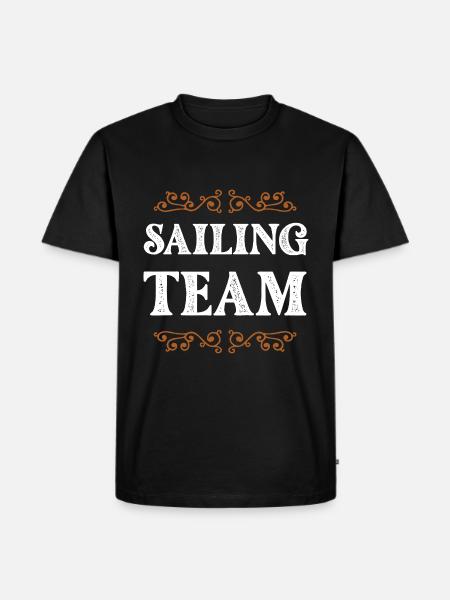 Sailing Crew - Men's Premium Organic T-Shirt - black
