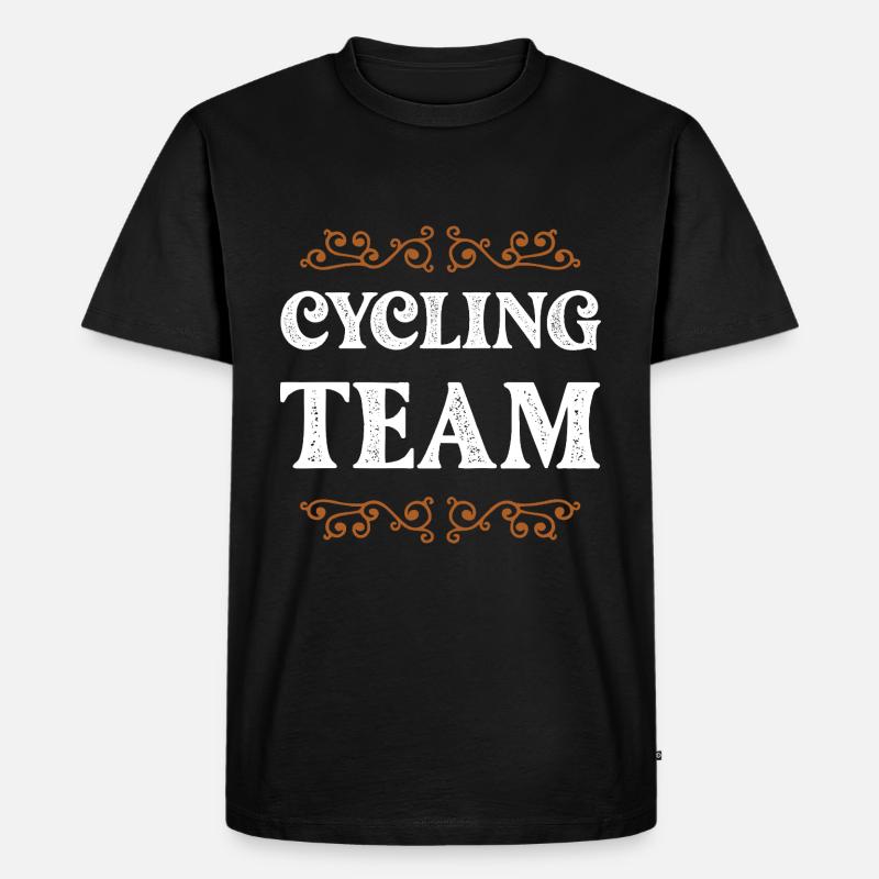 Cycling Crew - Männer Premium Bio T-Shirt - Schwarz