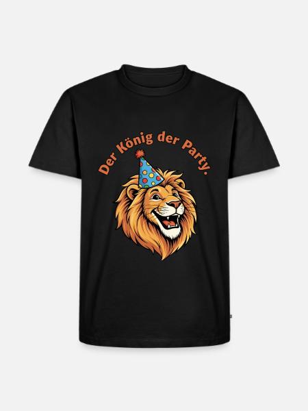 Le roi de la fête - T-shirt Premium bio Homme - noir