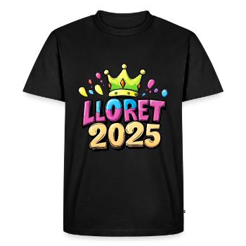 Lloret de Mar 2025 - Men's Premium Organic T-Shirt - black - Front - Nico (187cm)