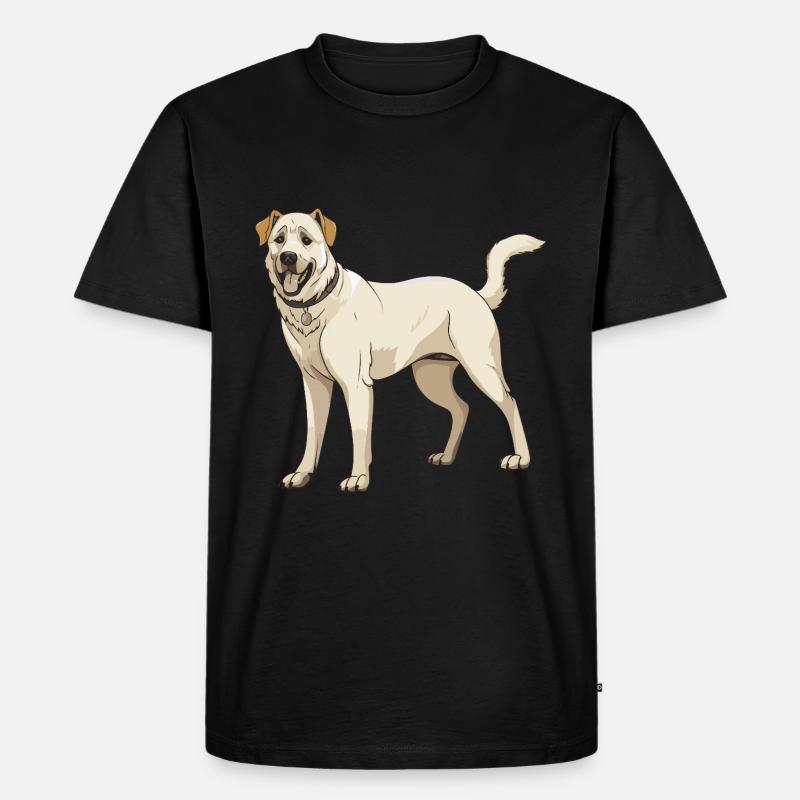 Kangal Hund - Männer Premium Bio T-Shirt - Schwarz