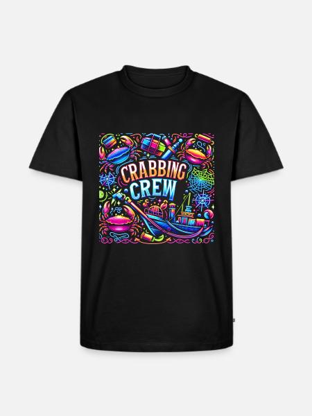 Crabbing Crew 19 - Männer Premium Bio T-Shirt - Schwarz