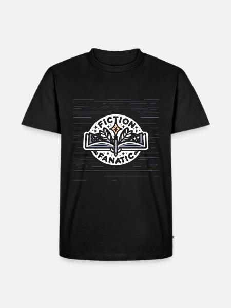 Fiction Fanatic - Men's Premium Organic T-Shirt - black