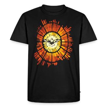 Saint- - Vitrail, Vatican - T-shirt Premium bio Homme - noir - Devant - Nico (187cm)