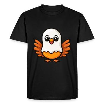 Turquie Halloween Bande dessinée fantôme - T-shirt Premium bio Homme - noir - Devant - Nico (187cm)
