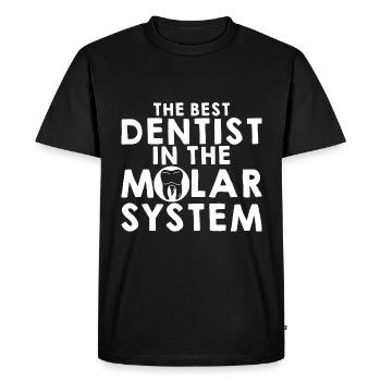 Le meilleur dentiste dans le système molaire 4 - T-shirt Premium bio Homme - noir - Devant - Nico (187cm)