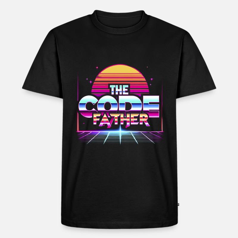 Le Père du Code 5 - T-shirt Premium bio Homme - noir