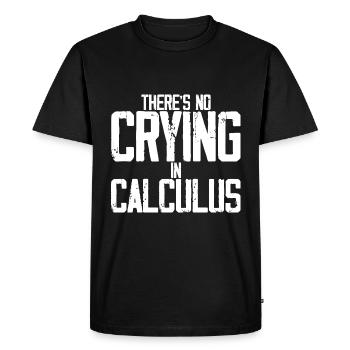 Il n’y a pas de pleurs dans le calcul 3 - T-shirt Premium bio Homme - noir - Devant - Nico (187cm)
