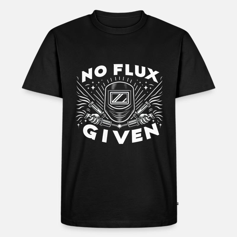 no flux given 8 - Männer Premium Bio T-Shirt - Schwarz