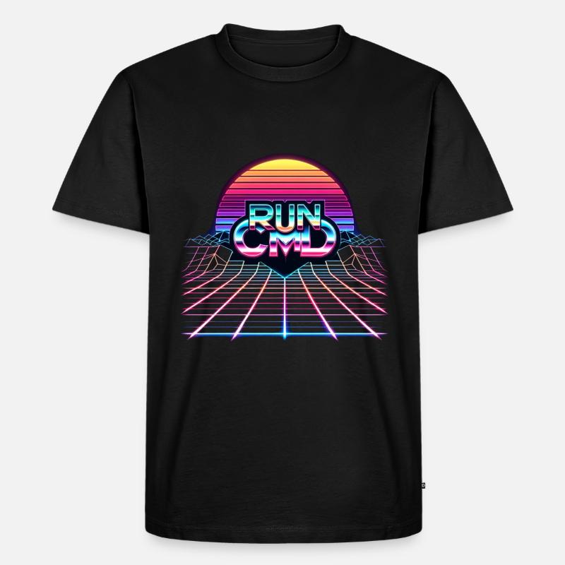 Run Cmd 45 - Men's Premium Organic T-Shirt - black