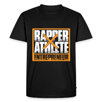 Rapper Athlete Entrepreneur 42 - Men's Premium Organic T-Shirt - black - Front - Nico (187cm)