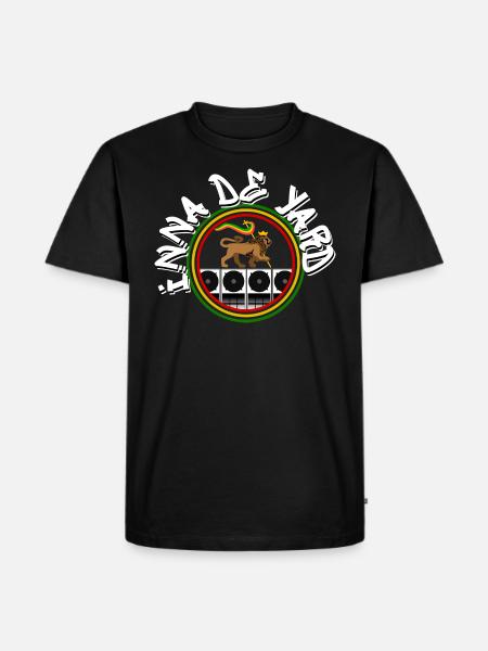 Reggae Soundsystem Lion - Men's Premium Organic T-Shirt - black