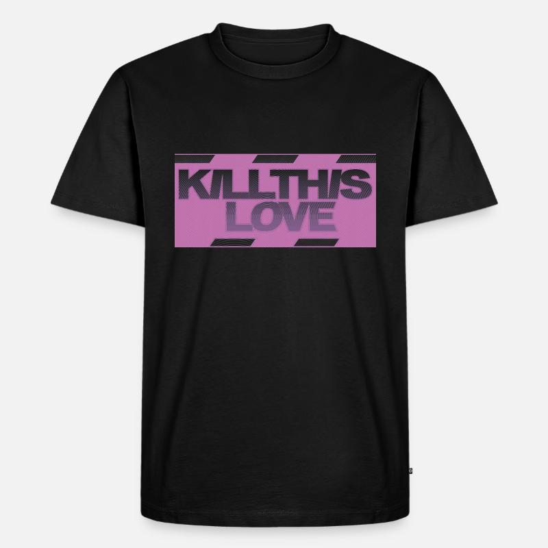 K-Pop Kill this Love - Männer Premium Bio T-Shirt - Schwarz