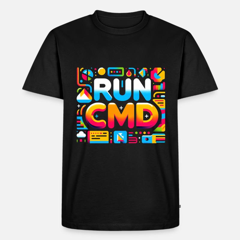 Run Cmd 40 - Men's Premium Organic T-Shirt - black