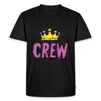 Graphiques de l’équipage - T-shirt Premium bio Homme - noir - Devant - Nico (187cm)