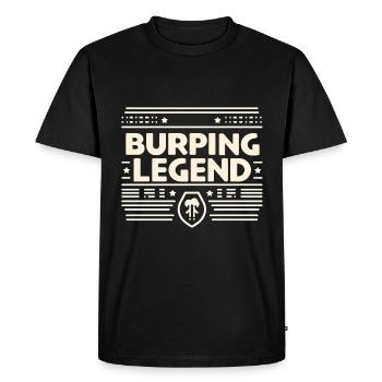 Légende du rot 15 - T-shirt Premium bio Homme - noir - Devant - Nico (187cm)