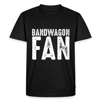 Bandwagon Fan 4 - T-shirt Premium bio Homme - noir - Devant - Nico (187cm)