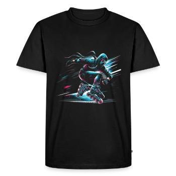 Rollerblade Ninja 12 - T-shirt Premium bio Homme - noir - Devant - Nico (187cm)