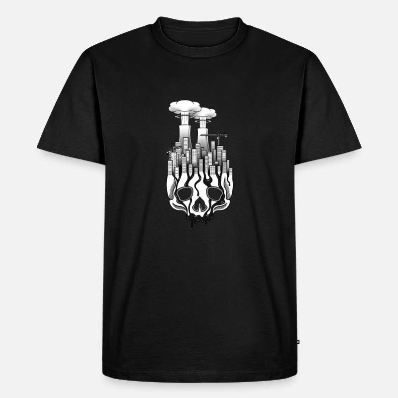 giftig - Männer Premium Bio T-Shirt - Schwarz