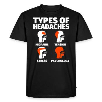 Psychologie lustig Psychologe Geschenke - Männer Premium Bio T-Shirt - Schwarz - Vorne - Nico (187cm)