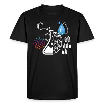 Brasserie de bière Brasserie Hop Griller Goasmaß - T-shirt Premium bio Homme - noir - Devant - Nico (187cm)