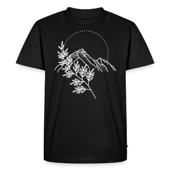 nouvelle-Zélande - T-shirt Premium bio Homme - noir - Devant - Nico (187cm)