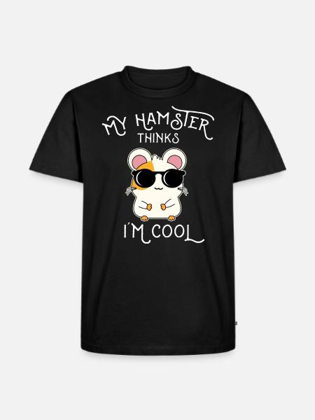 hamster - T-shirt Premium bio Homme - noir
