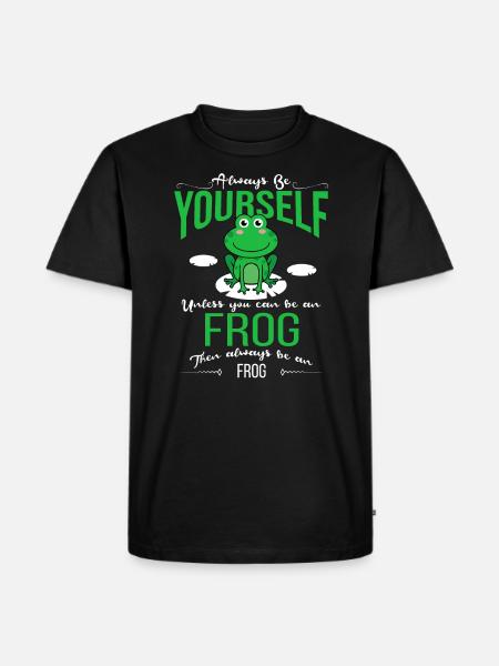 grenouille - T-shirt Premium bio Homme - noir