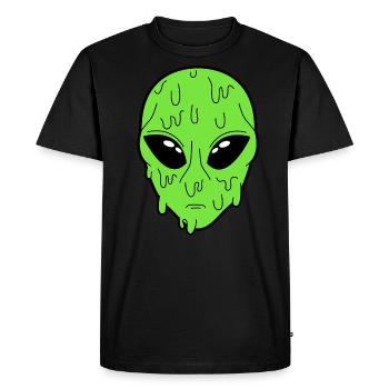 étranger - T-shirt Premium bio Homme - noir - Devant - Nico (187cm)