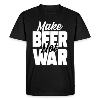 BIÈRE, CADEAU - T-shirt Premium bio Homme - noir - Devant - Nico (187cm)