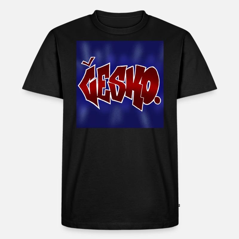 Conception de graffitis Česko - T-shirt Premium bio Homme - undefined