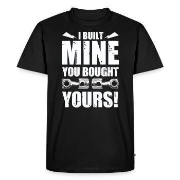J'ai construit le mien, vous avez acheté le vôtre! conception - T-shirt Premium bio Homme - noir - Devant - Nico (187cm)