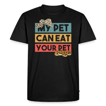 Snake Gifts for Snake Lovers & - Men's Premium Organic T-Shirt - black - Front - Nico (187cm)