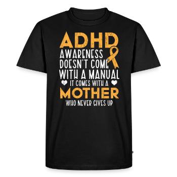 ADHD Awareness Band Neurodiversity - Men's Premium Organic T-Shirt - black - Front - Nico (187cm)