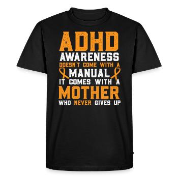 ADHD Awareness Band Neurodiversity - Men's Premium Organic T-Shirt - black - Front - Nico (187cm)