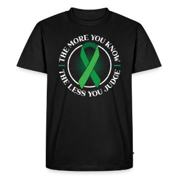 Mental health bipolar disorder - Men's Premium Organic T-Shirt - black - Front - Nico (187cm)