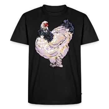 Brahma Chicken Type Farmer Farmer Chicken Rooster - Men's Premium Organic T-Shirt - black - Front - Nico (187cm)